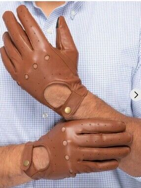 Hides | NWT Touch Screen Men's Driving Gloves - Brown
